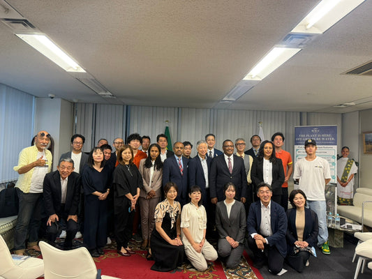 駐日エチオピア大使館にて持続可能な水ソリューション『無限水』を展示・プレゼンテーションを実施